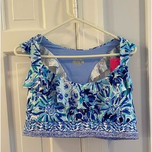 Lilly Pulitzer Fancy Sports Bra new with Tags